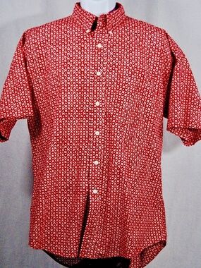 Vintage Ralph Lauren Chaps Short Sleeve Sport Shirt - Mens Large